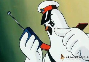 黑猫警长电影版里的白鸽探长角色剧照